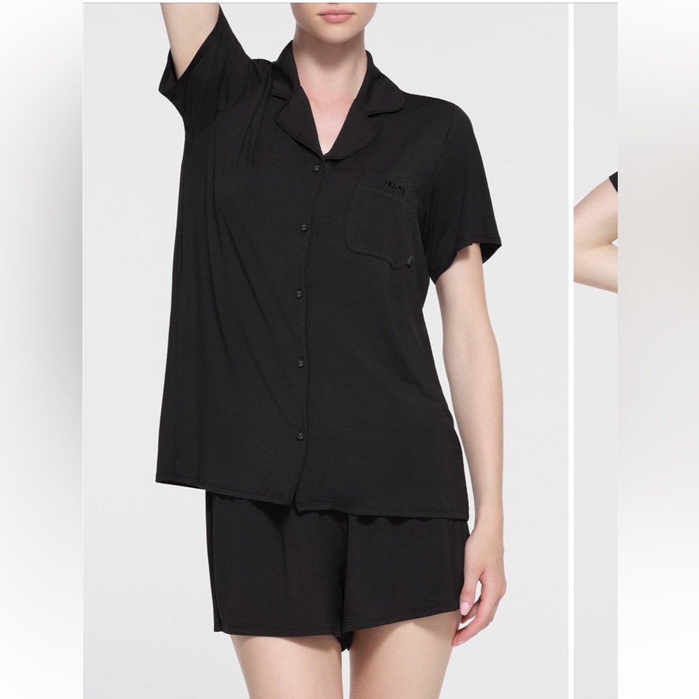 SKIMS Short Sleeve Pajamas Set XXS